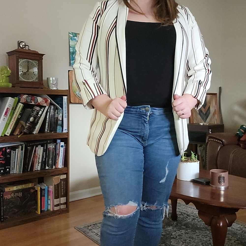 Striped Blazer